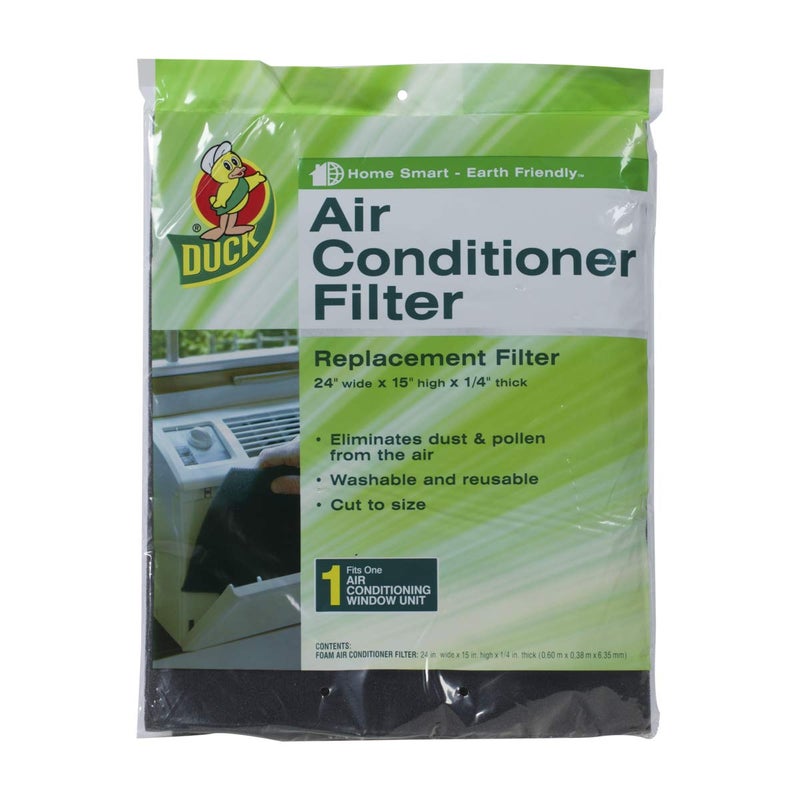 Duck Brand Replacement Air Conditioner Foam Filter 24Inch x 15Inch x 14Inch 1285234