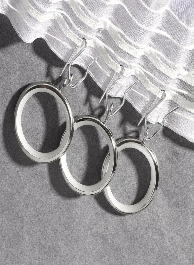Surf turtle 100 Pcs Curtain Hooks, 1.2 Inch Stainless Steel Drapery Pin Hooks, Heavy Duty Window Door Shower Curtain Hangers - Image 5