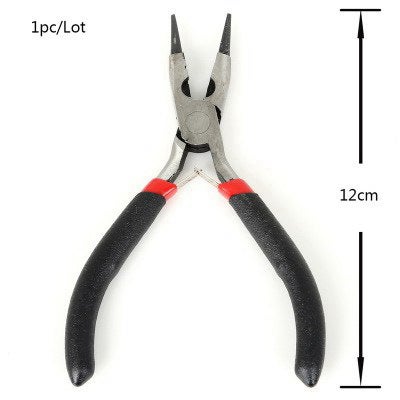 Handmade Earrings Jewelry Pliers DIY Tool Kit Jewelry pliers with black handle