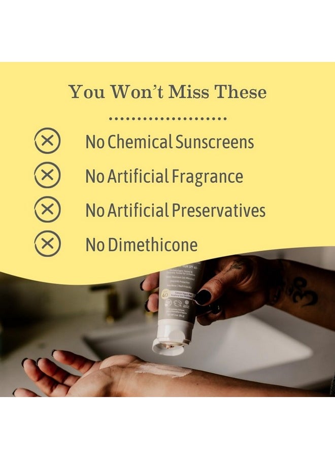 Earth Mama Earth Mama Tinted Mineral Sunscreen Lotion SPF 40, Contains Organic Argan and Red Raspberry Seed Oil, 3-Ounces, 2-Pack  - Image 3