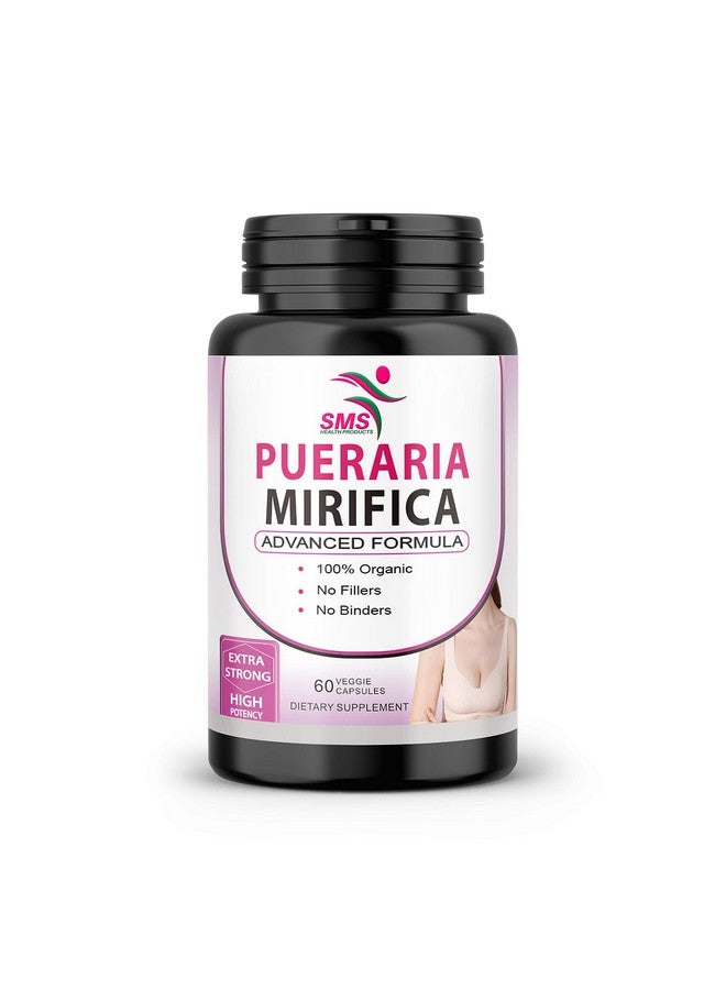 Pueraria Mirifica (Kwao Krua Kao) Supplement Pills - Pure Root 10:1 Concentrated White Extract Powder from Thailand, Premium Organic - Promotes Women's Health - 60 Veggie Capsules.