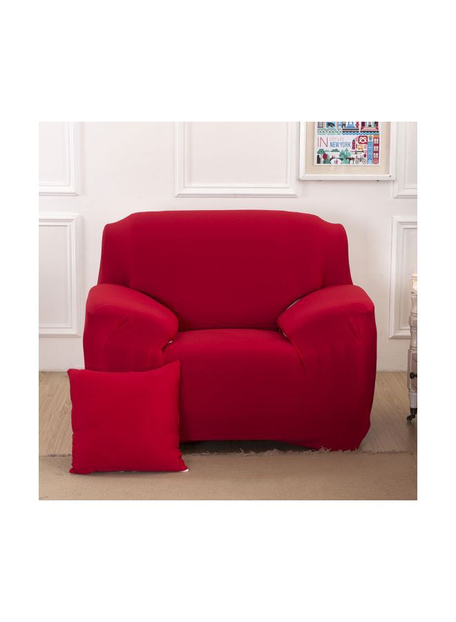 NIBEMINENT Spandex Strapless Sofa Slipcover Red 30x5x23cm - Image 3