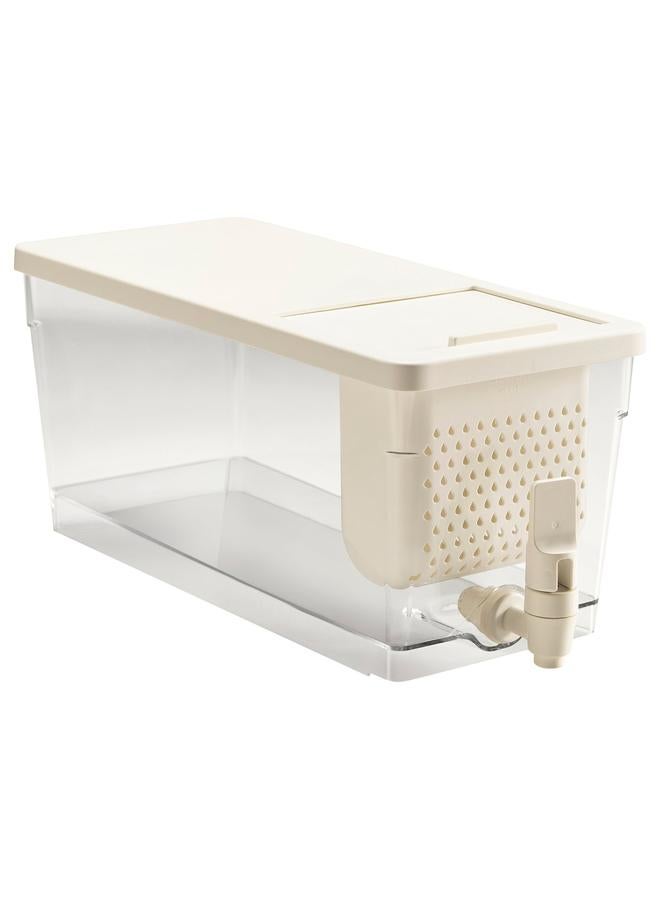 Zaboon Container W Tap Disp For Fridge, Transparent, 4.5 L - Image 1