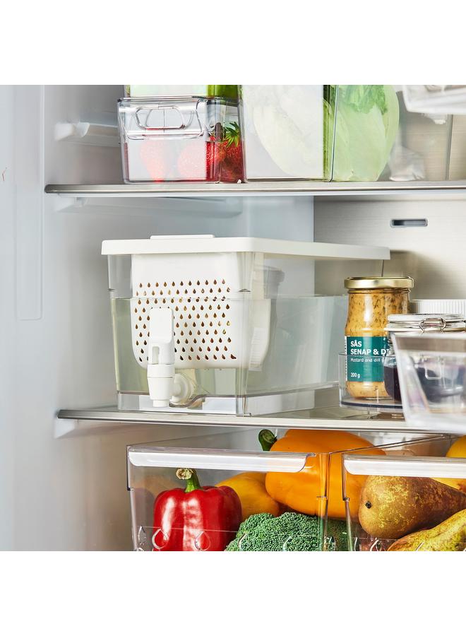 Zaboon Container W Tap Disp For Fridge, Transparent, 4.5 L - Image 2