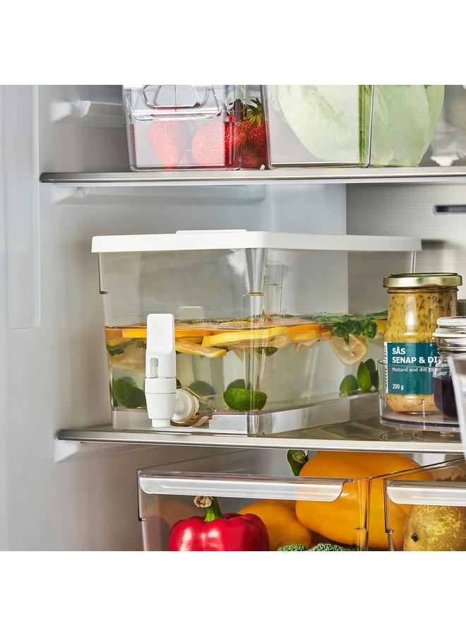 Zaboon Container W Tap Disp For Fridge, Transparent, 4.5 L - Image 3