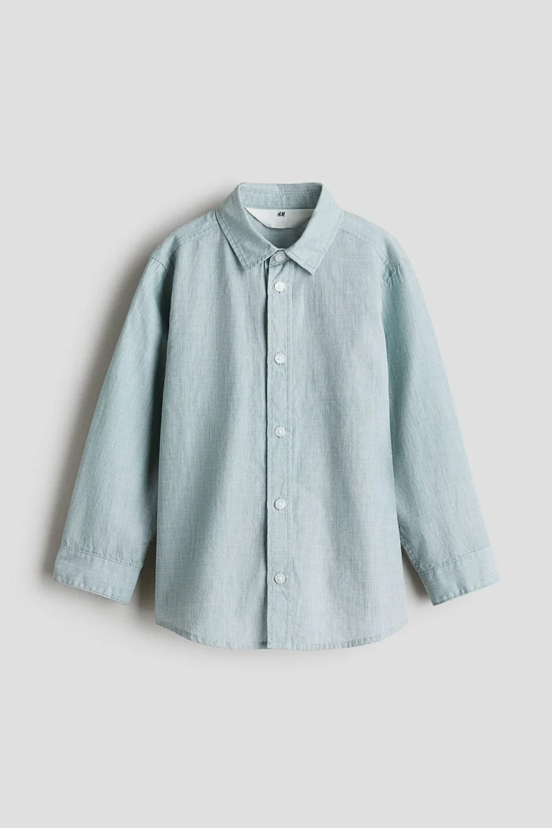 اتش اند ام قميص من القطن