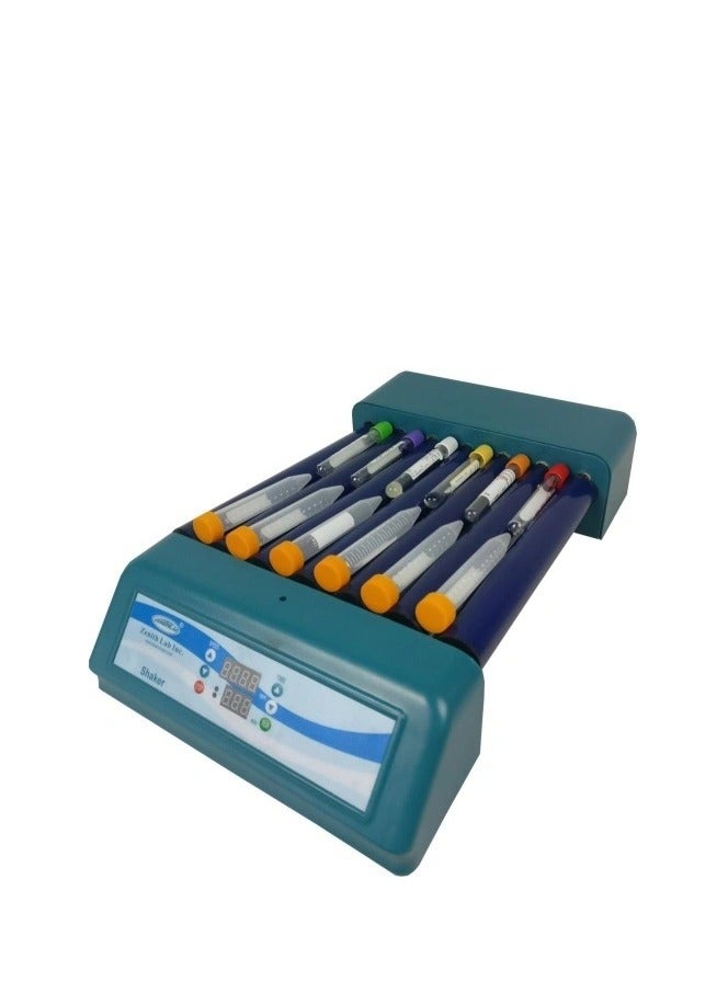 جهاز خلط عينات الدم الأفقي الكهربائي من زينيث لاب ZM-7D – 7 بكرات، معدات مختبر