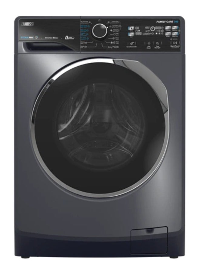 ZANUSSI Zanussi Steammax Inverter Washing Machine, 8 Kg, Dark Grey - ZWF8221DL7 