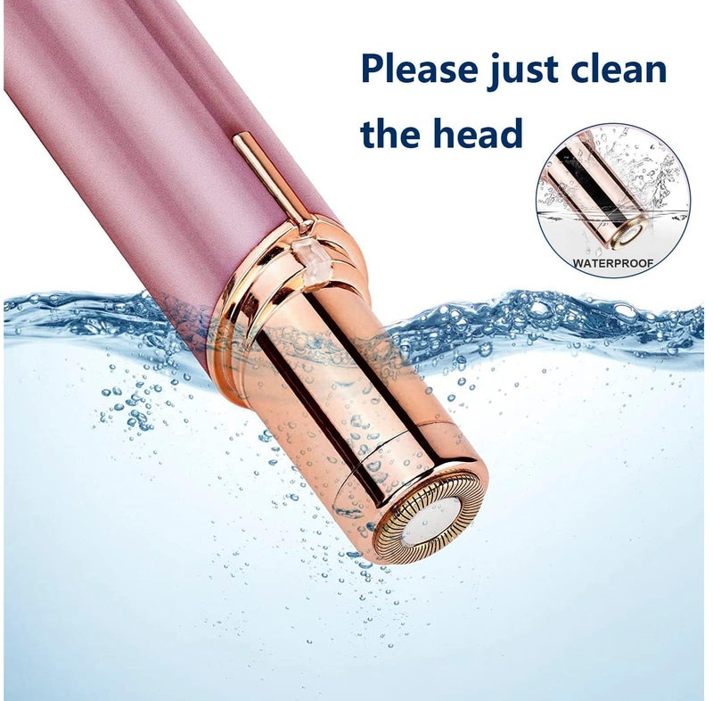دي اس بي ماكينة إزالة شعر الوجه حريمي،لتشذيب الحواجب بدون الم، ماكينة إزالة شعر حريمي للجسم وشعر الوجه والشفاه والذقن  مع إضاءة ليد 70081 - Image 3