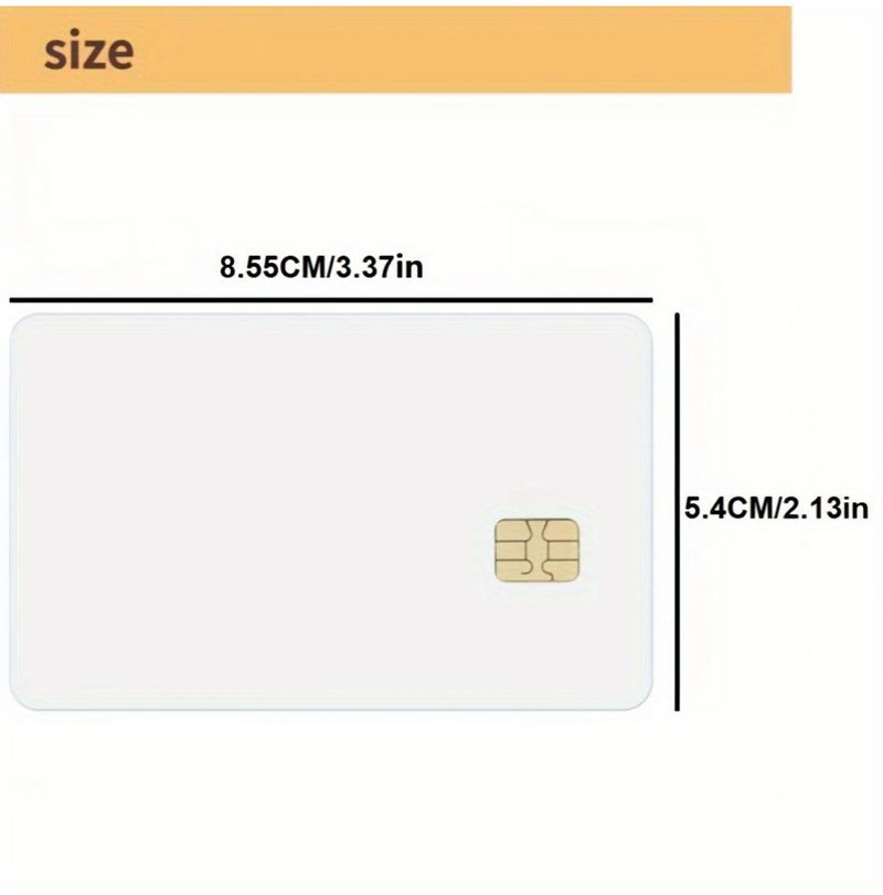 Blank SLE4442 PVC IC Cards 3 Pack Printable White Sublimation - Image 5