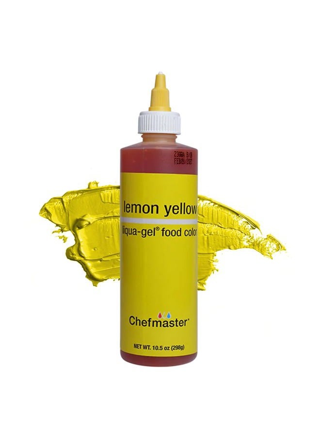 Chefmaster Liqua-Gel Food Color, 10.5-Ounce, Lemon Yellow [labeling may vary] - Image 1