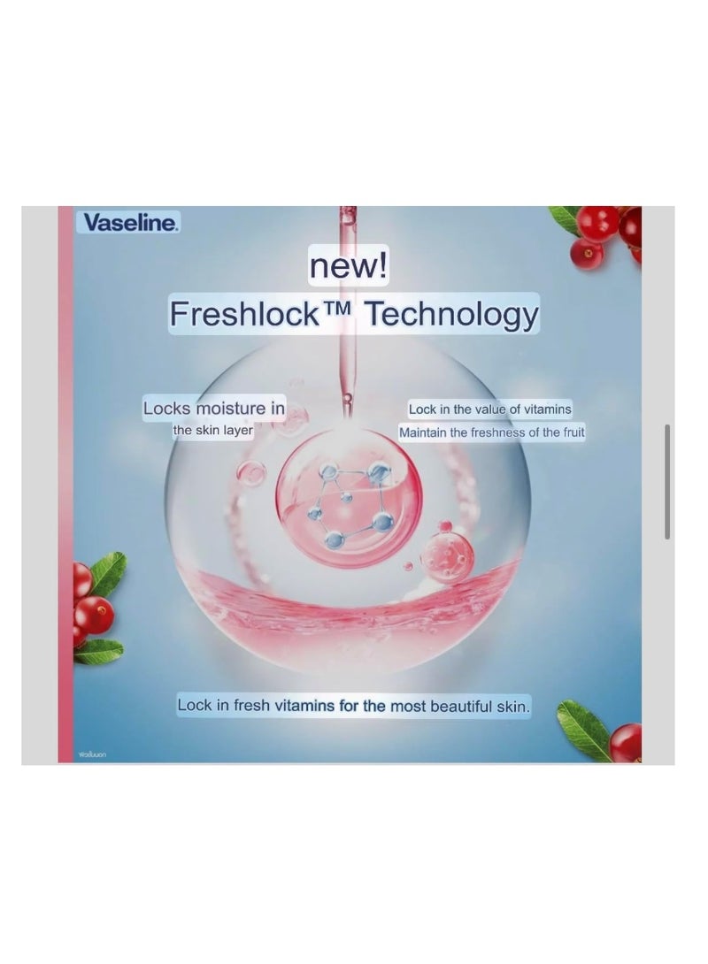 Vaseline Super Food Freshlock Cranberry Lotion 100 ML - Image 3