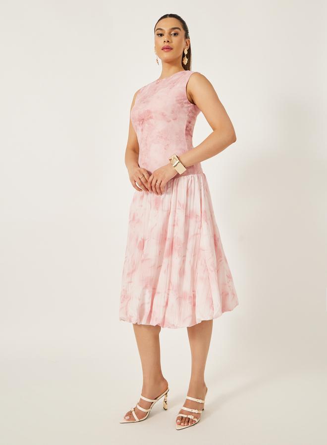Styli Tie-Dye Bubble Dress  - Image 2