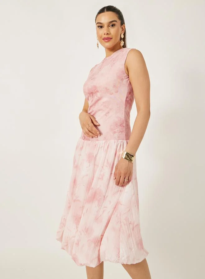 Styli Tie-Dye Bubble Dress