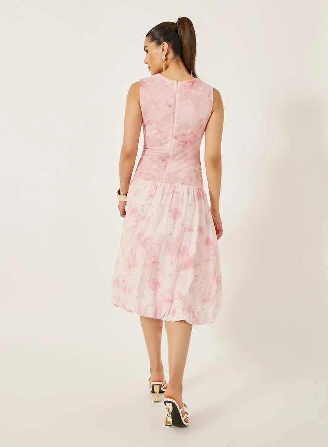 Styli Tie-Dye Bubble Dress