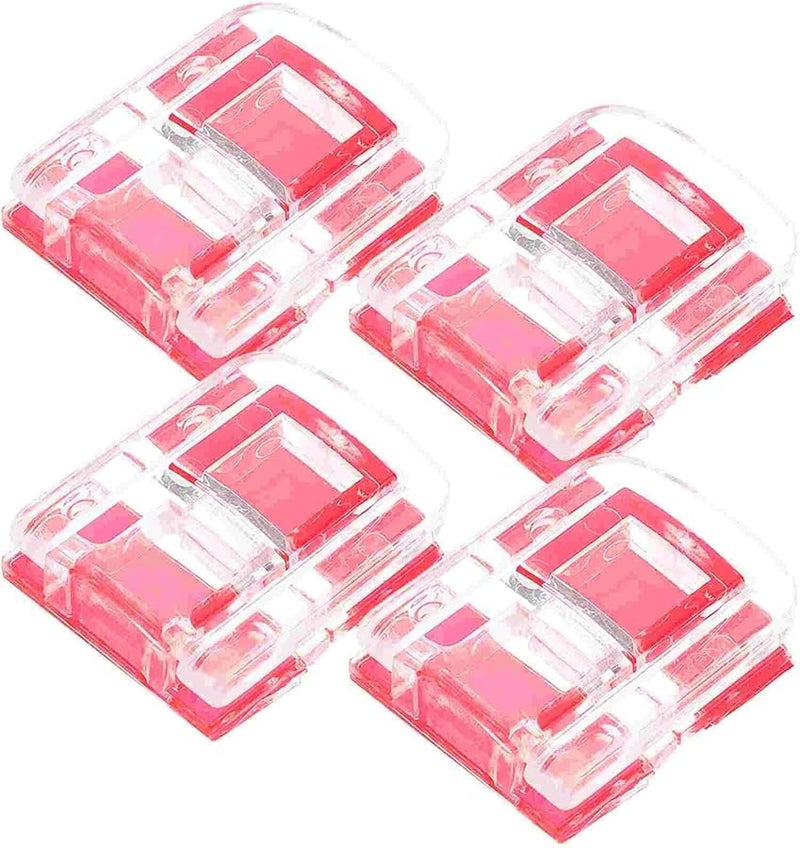 8Pcs Acrylic Hinge Hasp Self Adhesive Door Lock Latches Plastic Buckle for Cabinet Drawer Jewelry Box - Image 1