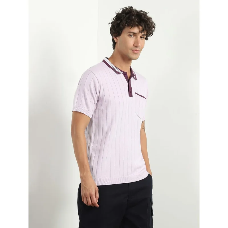 NOBERO  Cotton Contrast Collar Polo T-Shirt for Men for Men | Best Price UAE