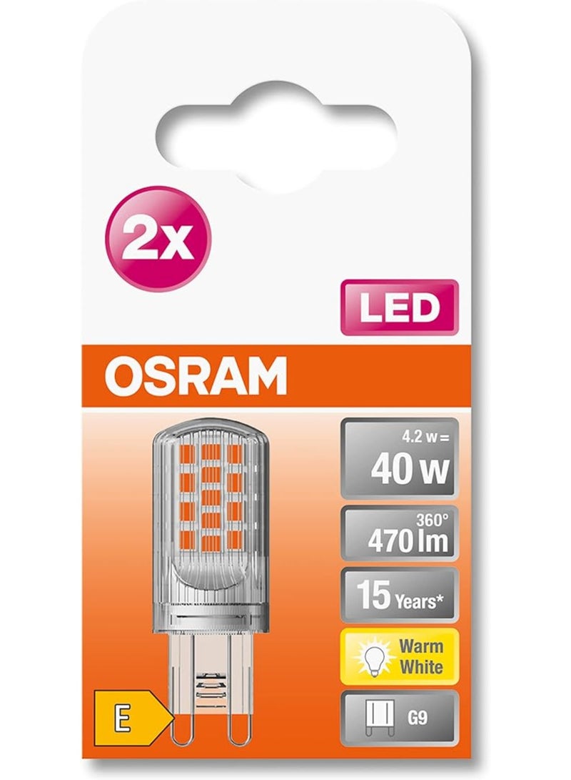 Osram OSRAM G9-Base LED Bulb Clear special 4.2 W 2700k Extra Warm White - Pack of 5  - Image 4
