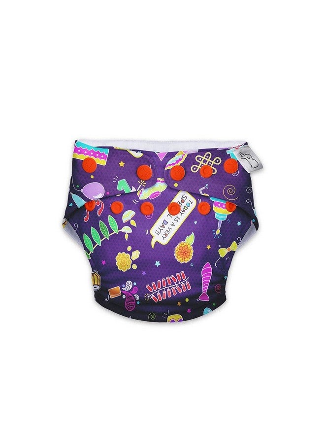 Superbottoms NEW UNO Freesize Cloth Diaper Set of 3| Cloth diaper for babies 3M to 3Y | Washable & Reusable cloth diaper | Comes with cloth diaper insert | 3 Diaper and 3 Organic cotton Soaker. - Image 3