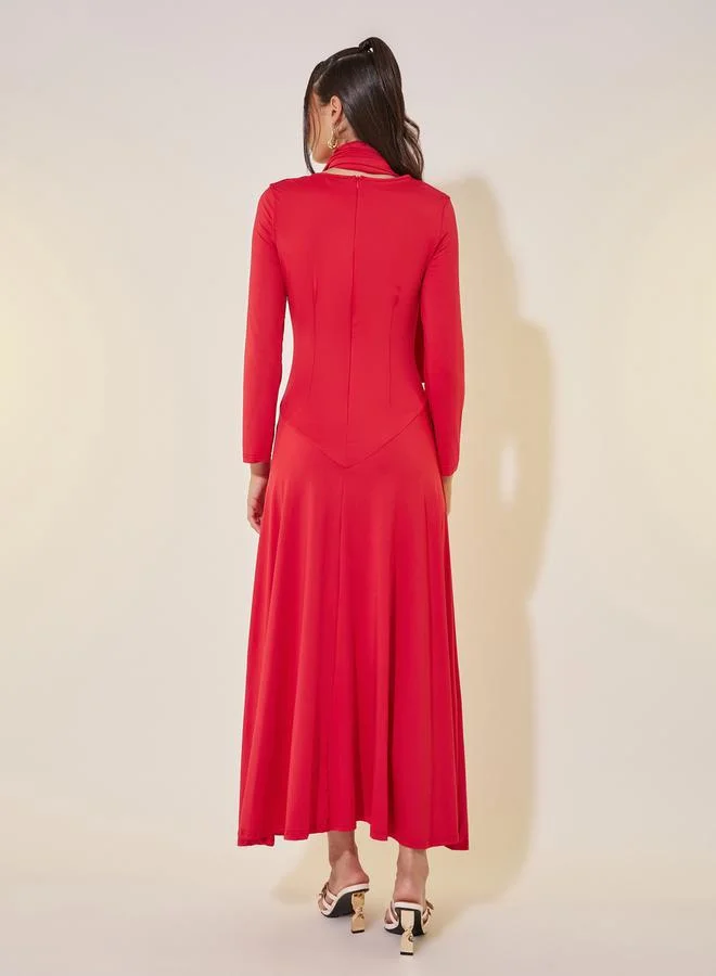 Take Two Red A-Line Dress