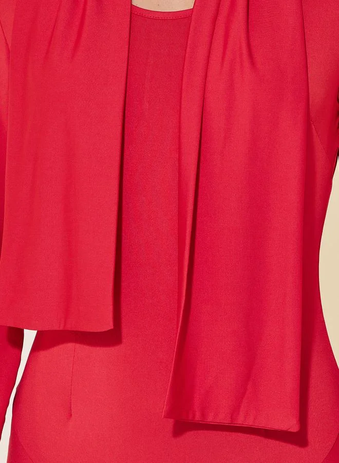 Take Two Red A-Line Dress