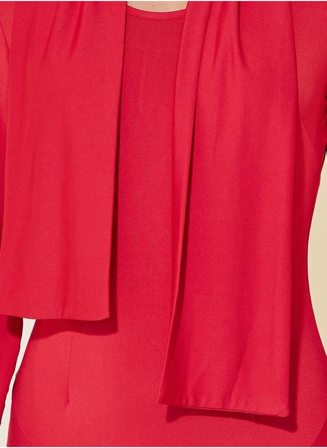 Take Two Red A-Line Dress  - Image 4