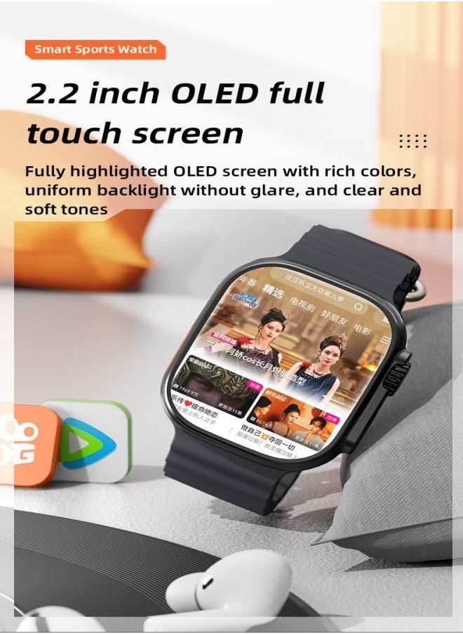 PRO - S9ultra SIM card version 4G full Netcom video call watch Android smartwatch - Image 1