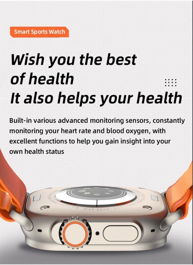 PRO - S9ultra SIM card version 4G full Netcom video call watch Android smartwatch - Image 1