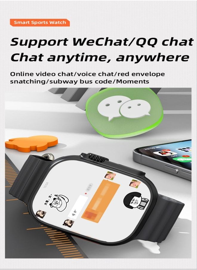 PRO - S9ultra SIM card version 4G full Netcom video call watch Android smartwatch - Image 1