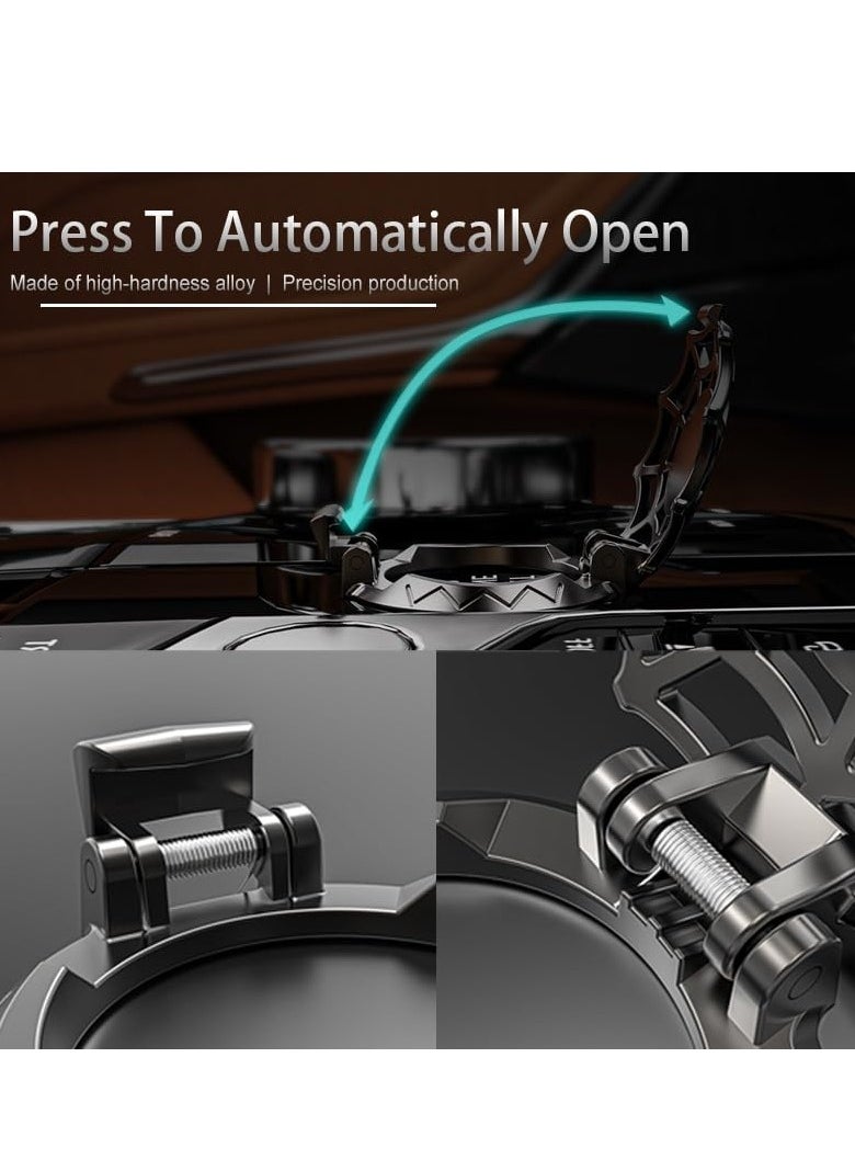 Generic - Push Start Button Cover Press Car Engine Start Stop Button Cover Push to Start Button Cover Ignition Protective Anti-Scratch Universal Button Decoration Protector Car Interior Accessories - Image 1