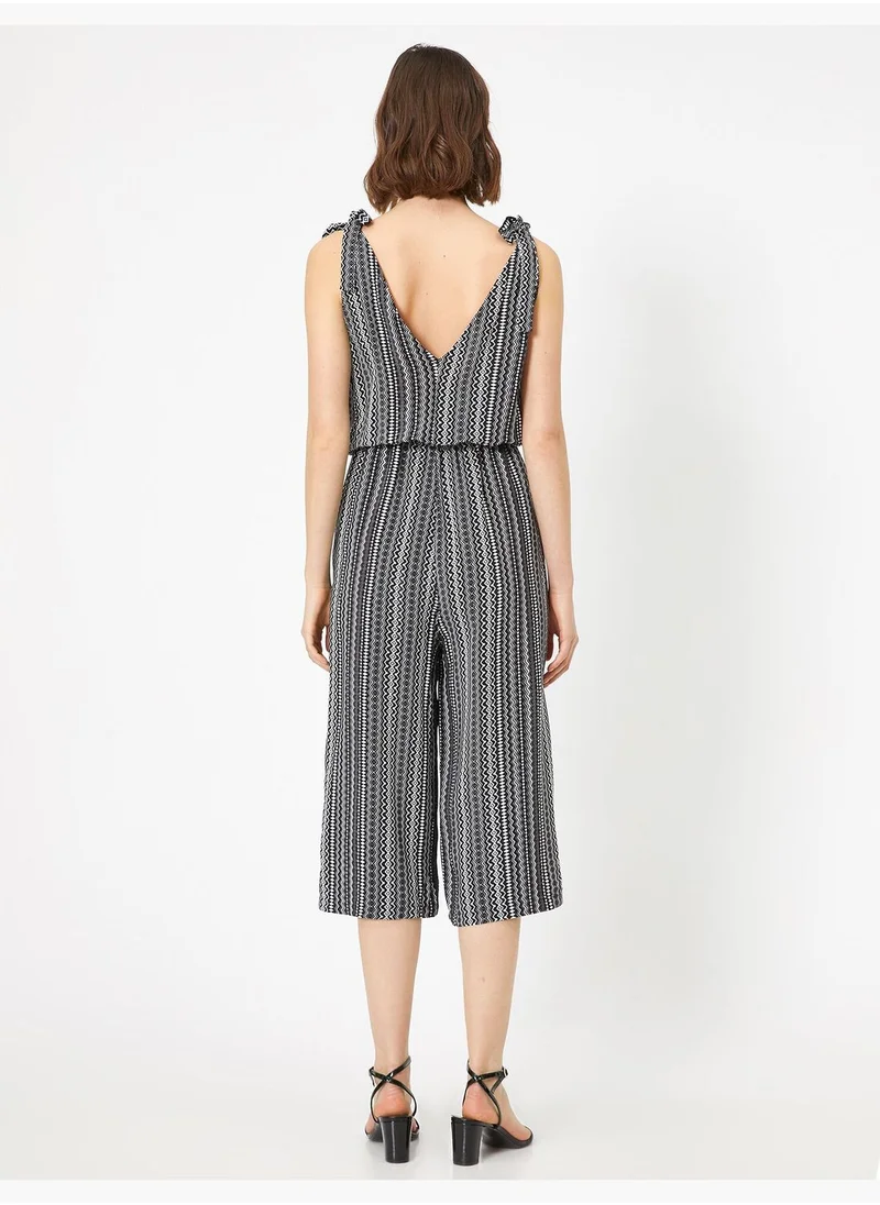 كوتون Patterned Jumpsuits