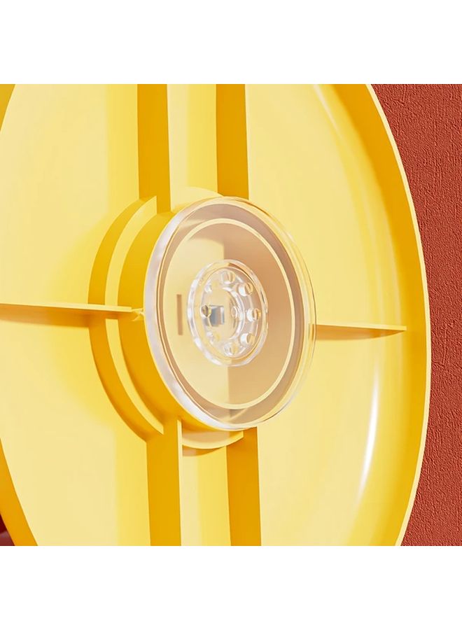 وعاء طعام الحيوانات الأليفة المرتفع القلبي الورق قابل للتعديل مع كأس شفاط مقاوم للانسكاب سهل التنظيف وردي أحمر - Image 5