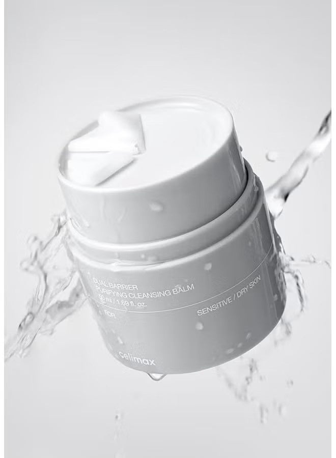 celimax Dual Barrier Purifying Cleansing Balm | with Ceramides, Waterproof Makeup Remover, Pore Cleansing, Daily Use Cleanser, Grind Container, 50ml - Image 2
