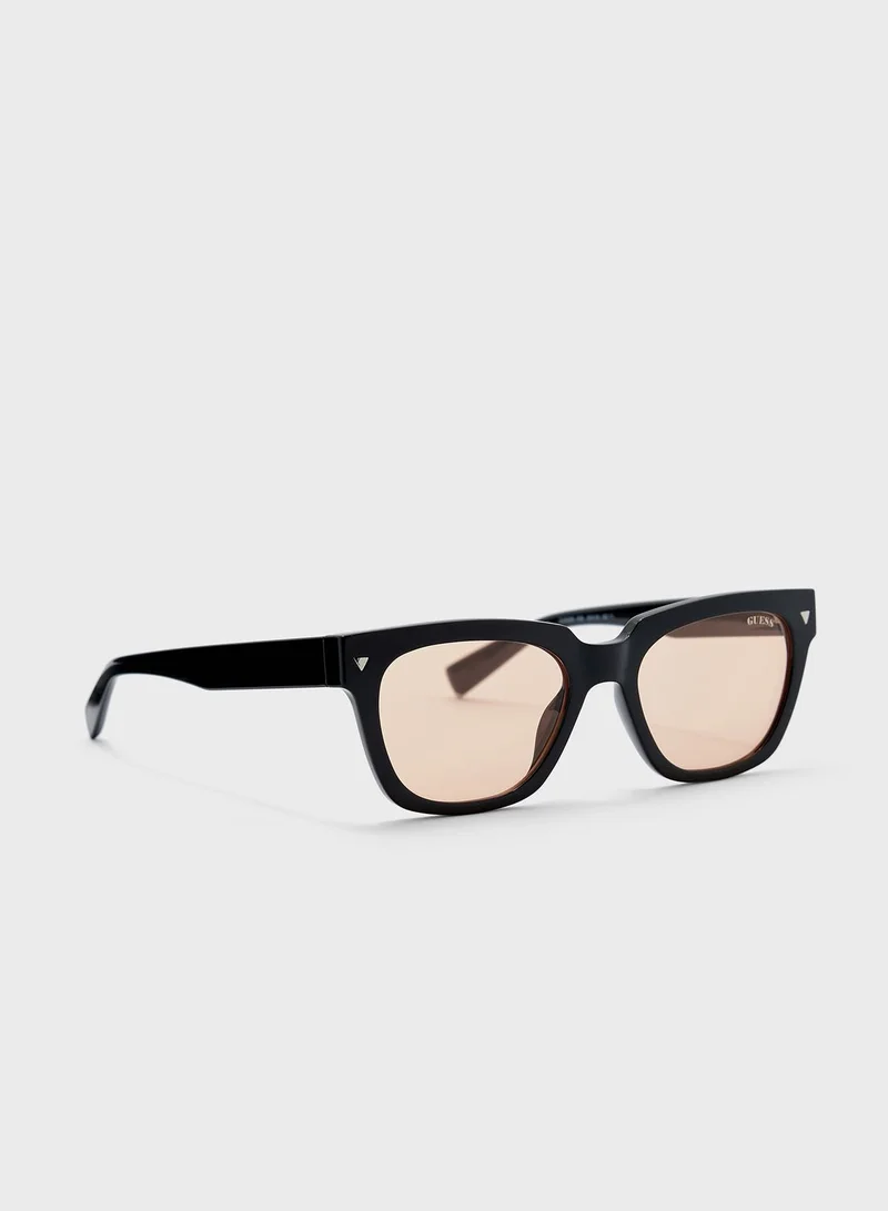 GUESS Shiny Black Sunglasses