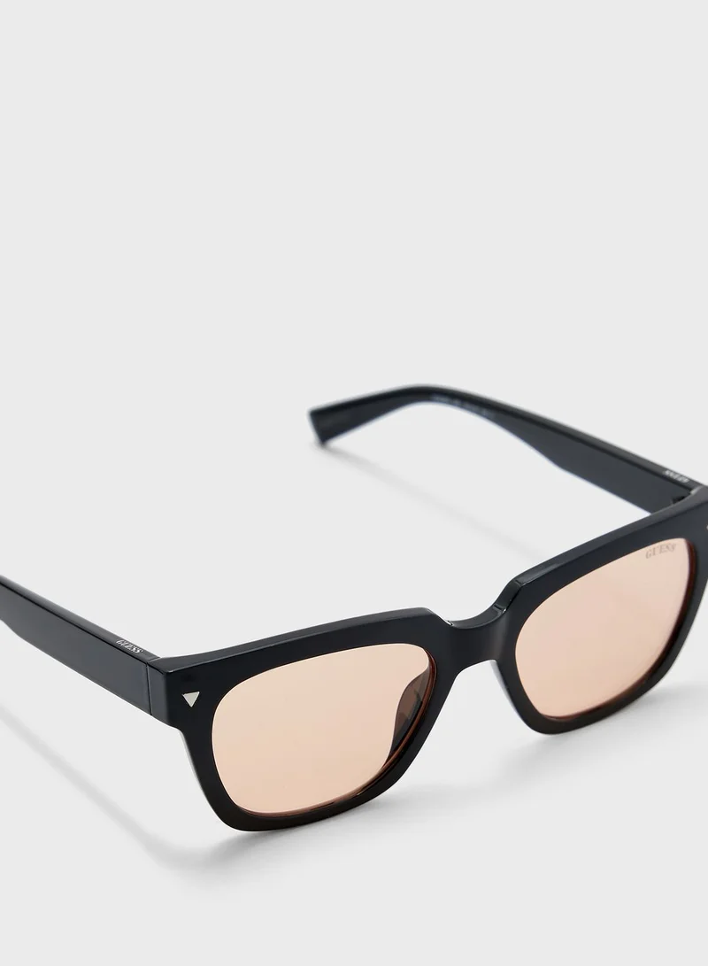 GUESS Shiny Black Sunglasses