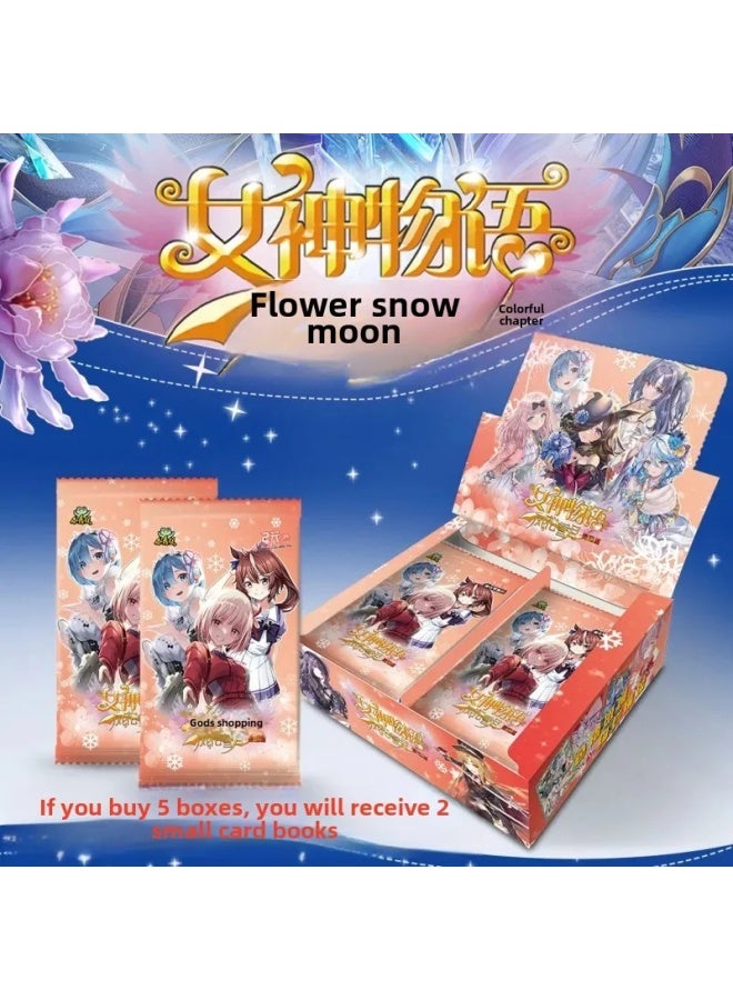 Princess Frog Goddess Story Card Series Cartoon Anime Girl Collectible Cards Original Box Chinese Animation Toy Game-Color:2 Yuan Package No. 8 (30 Packs Per Box, 6 Sheets Per Pack)  - Image 1