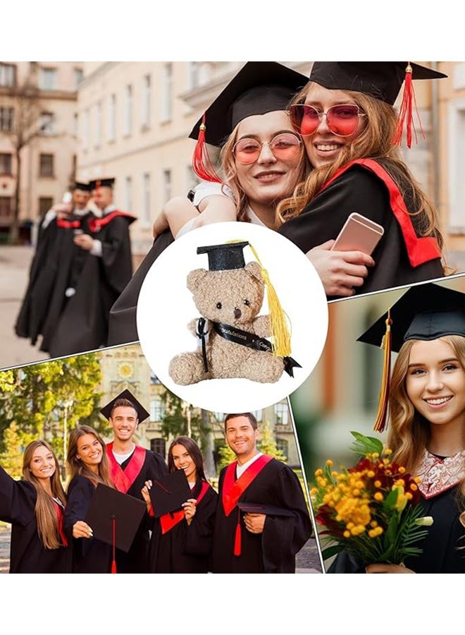 KANGLI Mini Graduation Teddy Bear Plush Toy – Graduation Gift Stuffed Bear with Graduation Cap and Diploma - Image 4
