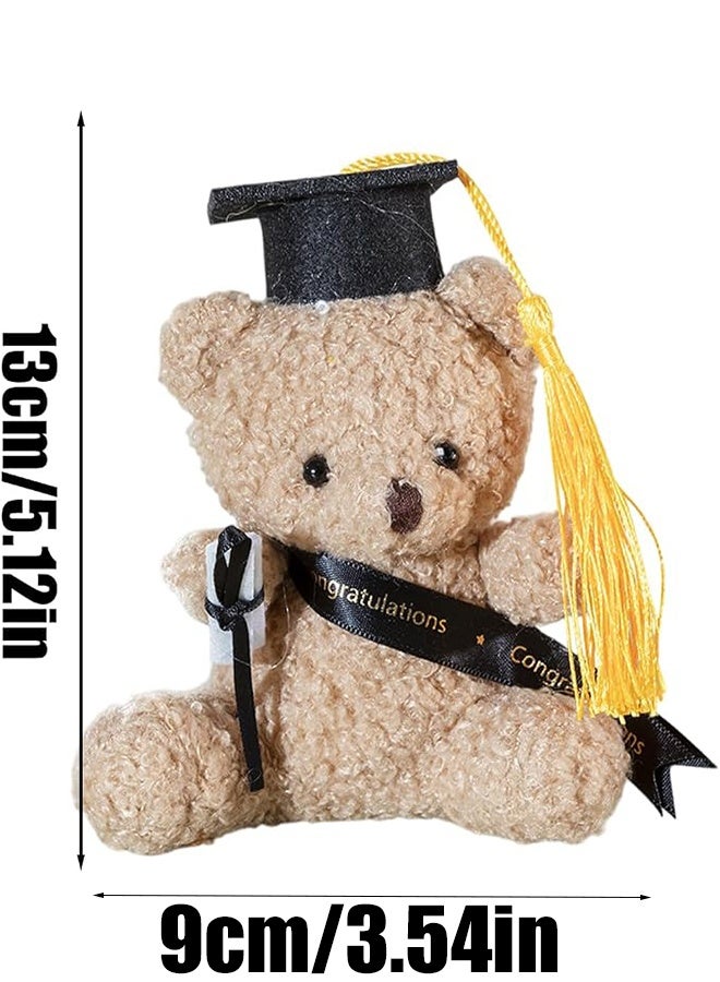 KANGLI Mini Graduation Teddy Bear Plush Toy – Graduation Gift Stuffed Bear with Graduation Cap and Diploma - Image 5