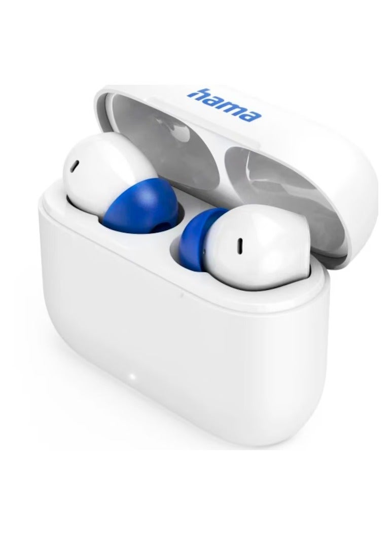 هاما سماعات Passion Clear II بلوتوث لاسلكية مع ENC و ANC / سماعات أذن لاسلكية حقيقية مع بلوتوث 5.3 / سماعات داخل الأذن للاتصال / ميكروفون / سماعات أذن لاسلكية حقيقية مع التحكم باللمس / التحكم الصوتي / وقت تشغيل 20 ساعة - أبيض - Image 4
