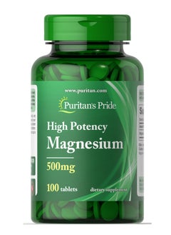 High Potency Magnesium 500 Mg 100 tablets
