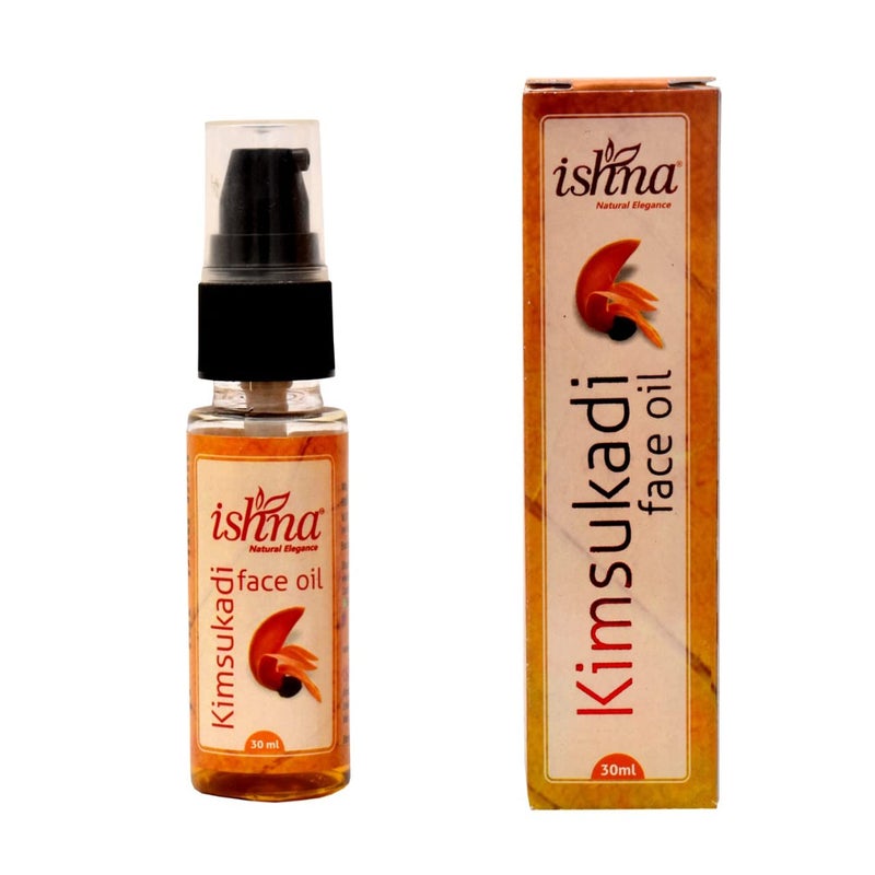 Ishna Kimsukadi Oil for Face Sutailble for All Types of Skin Ayurvedic Formulated Oil Face Oil for Night Use - Image 1
