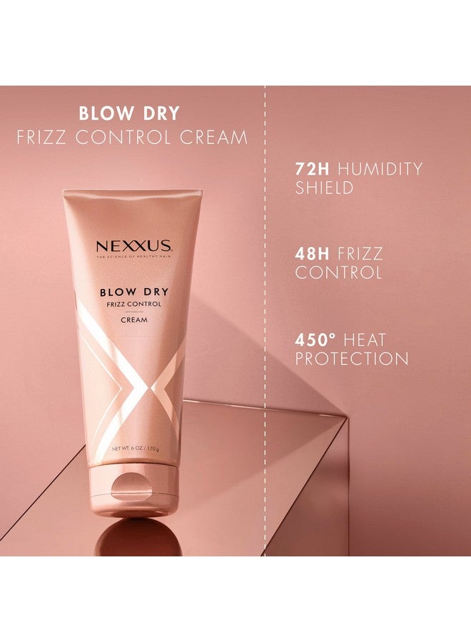 نيكزس بلسم تصفيف الشعر نيكسوس سموث آند فول بلو دراي، خفيف الوزن للتحكم في التجعد والكثافة والحماية من الحرارة، لشعر ناعم وكثيف، 6 أونصة - Image 2