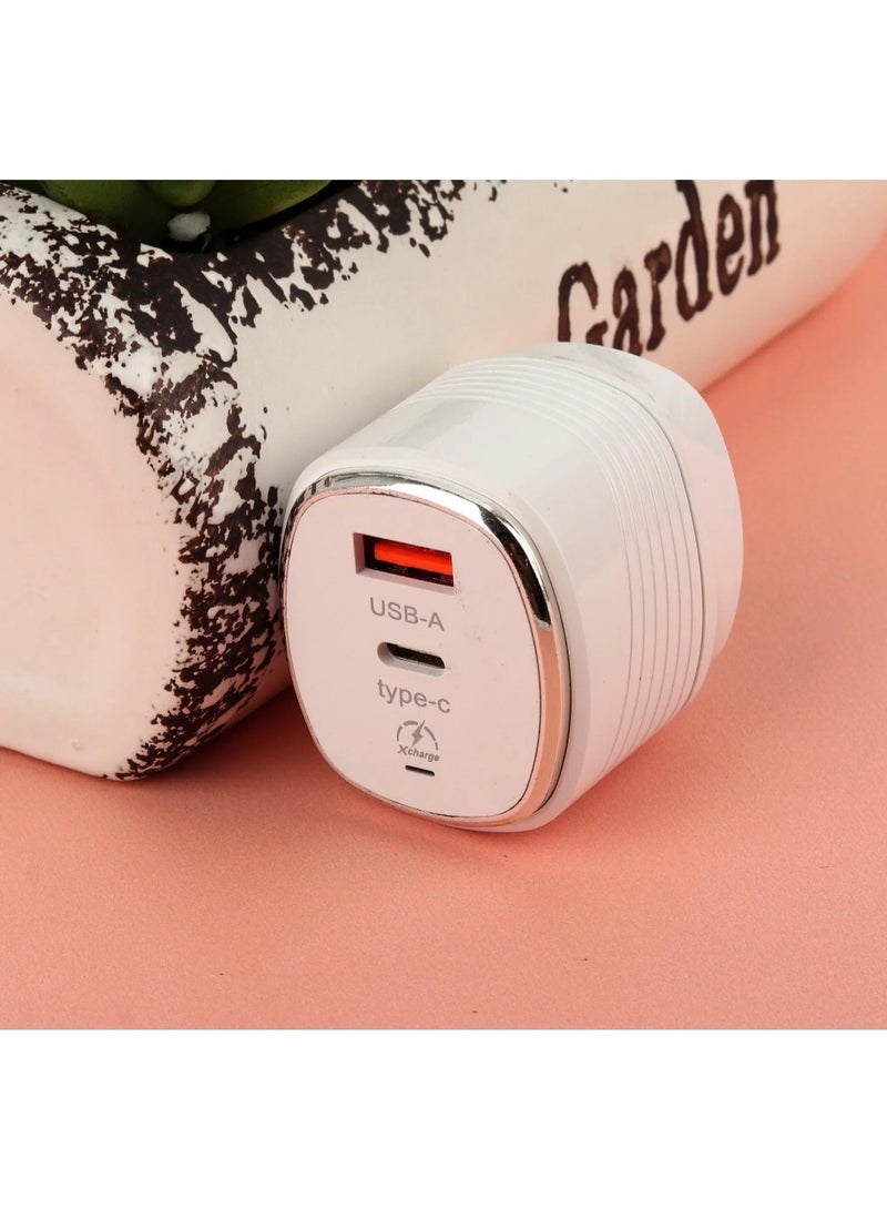 powerplus 30W Fast USB/PD Charger Adapter with Blue LED - Image 3