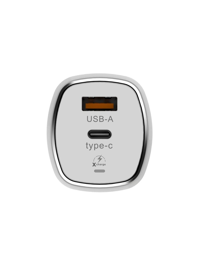 powerplus 30W Fast USB/PD Charger Adapter with Blue LED - Image 2