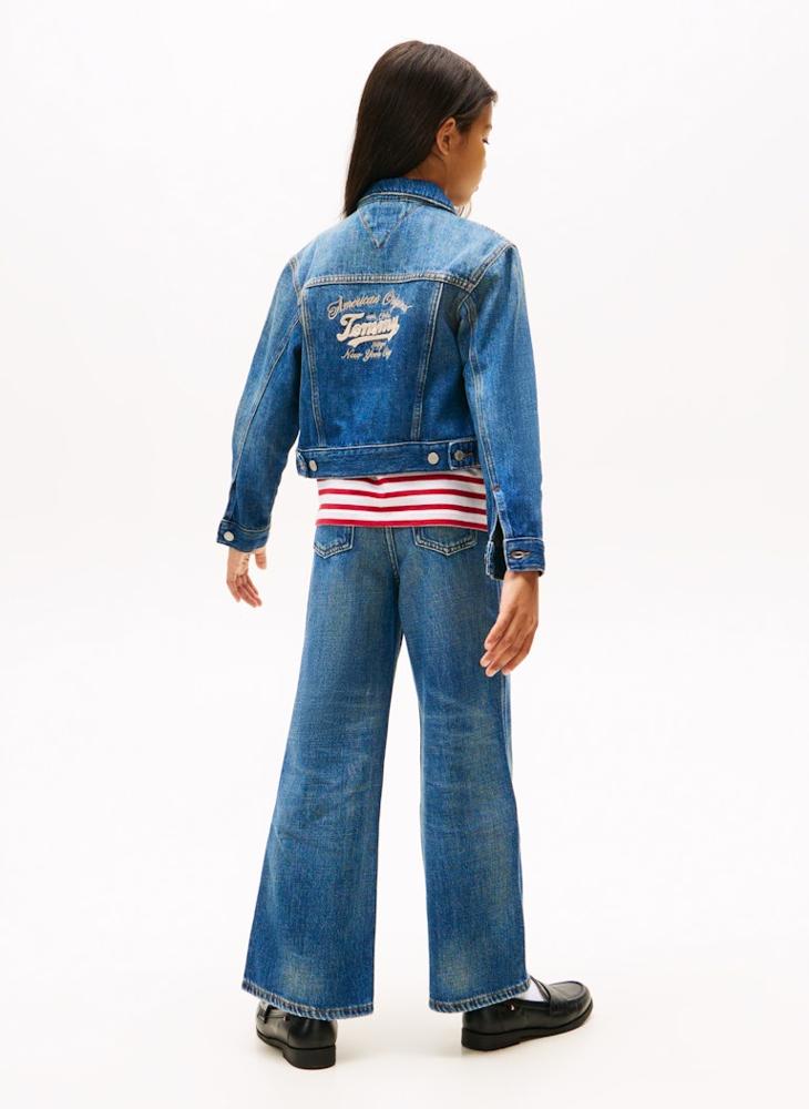 تومي هيلفيغر جاكيت جينز للأطفال - Image 2