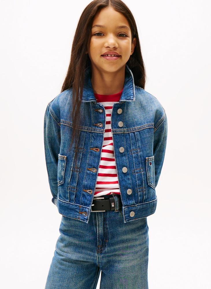 تومي هيلفيغر جاكيت جينز للأطفال - Image 1