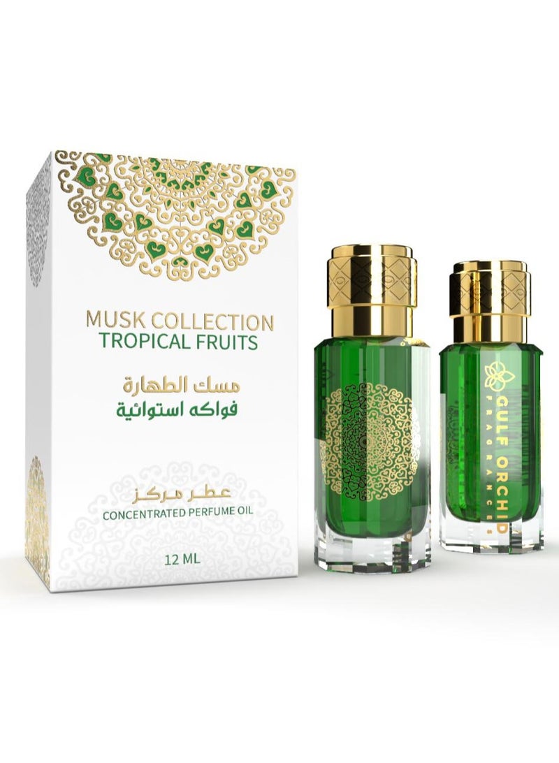Gulf Orchid Musk Collection Tahara Tropical Fruits Concentrated Perfume Oil - Image 2