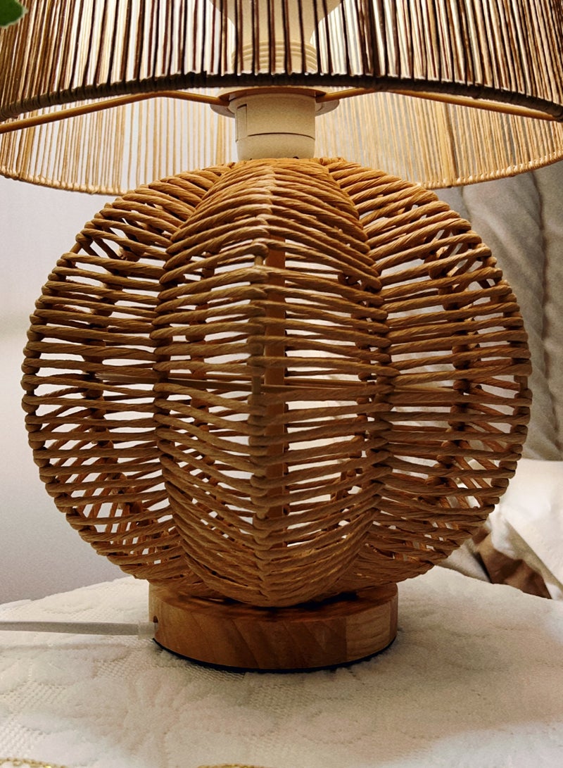 XiuWoo Japanese Atmosphere Table Lamp Bedroom Bamboo Floor Lamp For Room Decor  - Image 5