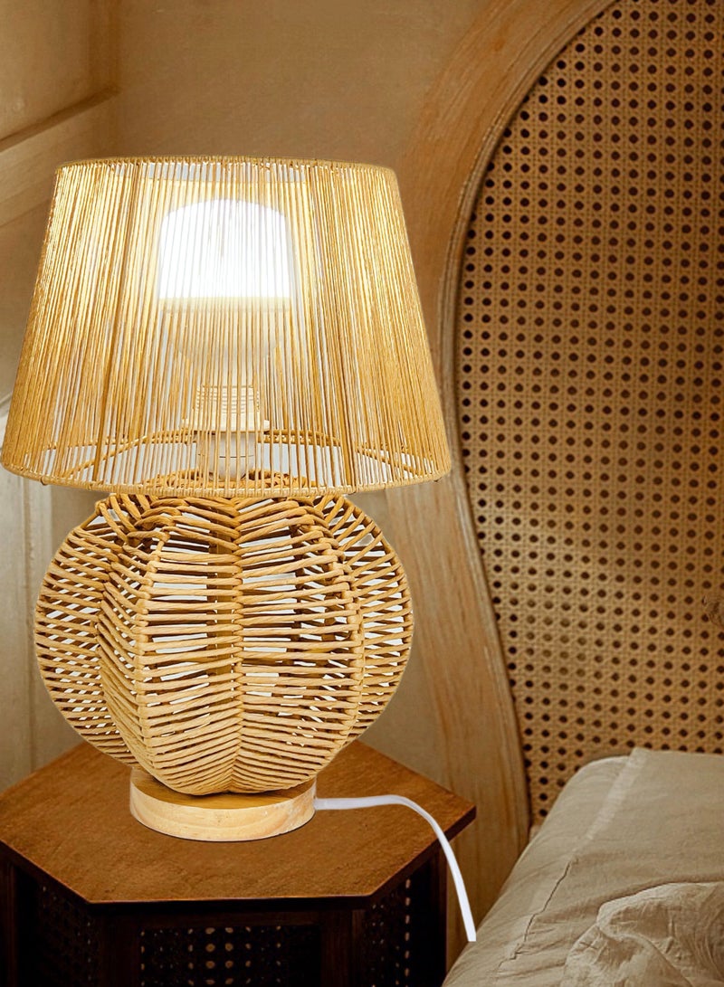 XiuWoo Japanese Atmosphere Table Lamp Bedroom Bamboo Floor Lamp For Room Decor  - Image 1