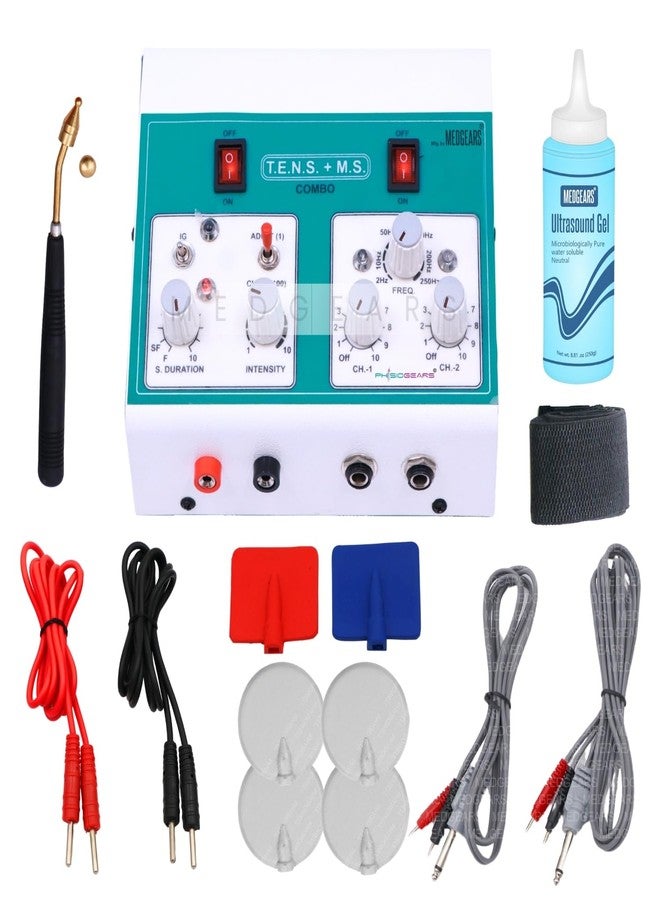Physiogears Electro Therapy Combination Therapy Combi Tens Ms Mini Deluxe with 1 Year Warranty - Image 1